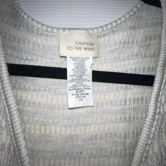 Grey Stretch Wrap Dress - Picture 3 of 3